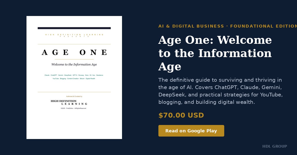 Age One: Welcome to the Information Age — promotional graphic