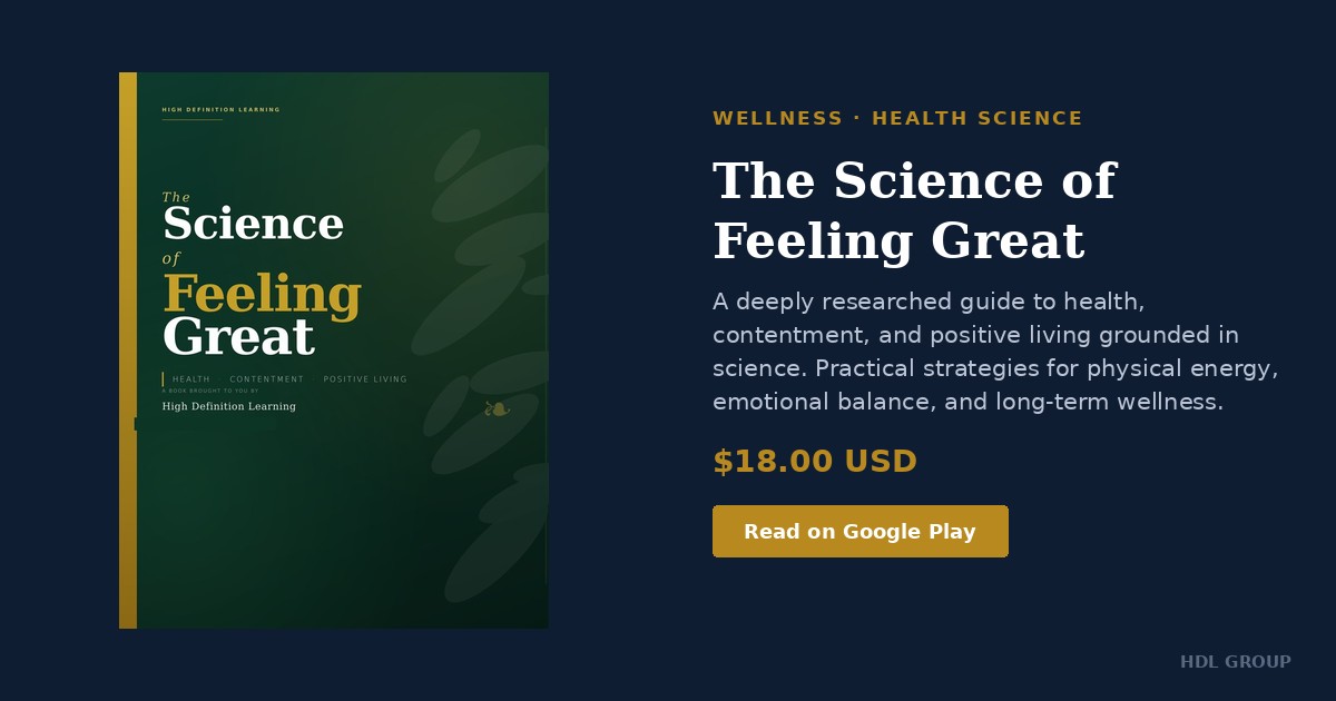 The Science of Feeling Great — promotional graphic