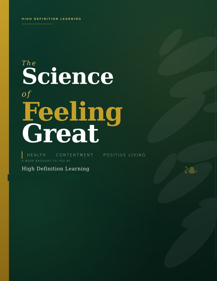 The Science of Feeling Great — book cover
